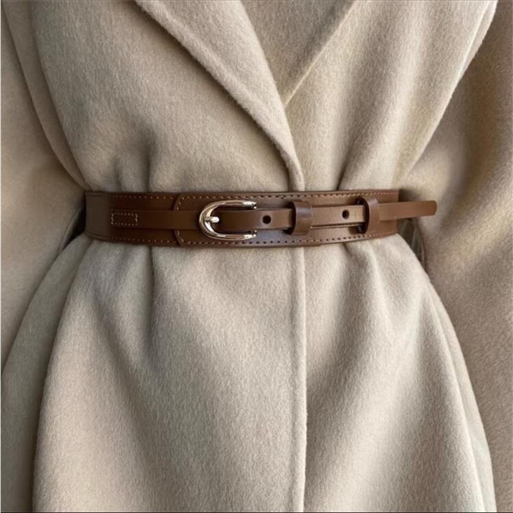 Brown Leather Style Belt
